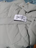 雅鹿长款羽绒服女长过膝2025年新款韩版宽松连帽冬季品牌鸭绒保暖外套 米白色 S （推荐85-105斤） 实拍图