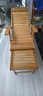 顶乐 躺椅竹子实木简约现代家用睡椅可折叠稳固老年人休闲阳台逍遥椅 楠竹 折叠椅【天然色】 实拍图