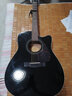 雅马哈（YAMAHA）吉他F310/F400/F600初学者新手入门乐器成人专业电箱款民谣木吉它 FX370C【电箱款】黑色 41英寸+全套配件 实拍图