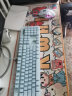 黑爵（AJAZZ）守望者三代 机械键盘鼠标套装 有线游戏办公电脑台式机USB外接吃鸡 混光键鼠套装 全蓝 红轴 实拍图