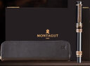 梦特娇（MONTAGUT）钢笔书法美工笔高档礼盒牛皮拉链笔袋螺旋笔帽复古套装尊崇系列黑丽雅1.0mm  晒单实拍图