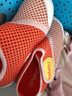 卡特兔童鞋婴儿学步鞋秋季儿童凉鞋软底网面宝宝鞋男女童幼儿园室内鞋 橙粉白 27 内长16.5cm  脚长15.6-16.2 实拍图