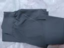 骆驼（CAMEL）加绒假两件健身裤女高腰紧身跑步长裤 Y24CA4L0612 寒泉灰 L 实拍图