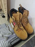 马登男士马丁靴美式经典大黄靴秋冬户外休闲工装靴2025新款加绒男鞋 砂黄 （加绒版） 44 (270mm) 男码 实拍图