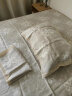 双鹤亚麻凉席超值款单人双人老厂加厚床单夏季 玫瑰方格(加厚款)配枕巾 1.5米床适用(实发1.6x2.1m) 晒单实拍图