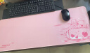 飞遁LESAILES800*300*3mm彩色线条游戏电竞鼠标垫 大号锁边电脑键盘桌垫 易清洁 黑色 实拍图