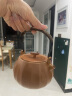 瓷牌茗茶具（cipaiming teaset）围炉煮茶家用全套配件罐罐茶煮茶壶室内炭火炉烤红薯 竖纹《古鸣》提梁壶 580ml 实拍图