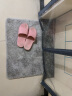quatrefoil 加厚簇绒地垫浴室吸水防滑 暖灰40*60cm 实拍图