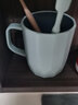 携宸简约漱口杯家用牙桶创意可爱牙缸杯套装情侣漱口杯塑料宿舍刷牙杯 浅绿 实拍图