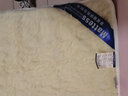 罗兰家纺 100%纯羊毛床褥垫保暖全棉褥子双人冬季学生宿舍单人防滑床垫 纯羊毛长毛绑带款 120cm*200cm 实拍图
