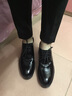 增高鞋 男士正装皮鞋6cm 隐形内增高男鞋8 10cm特高厚底商务鞋 特高皮鞋男燎华 1358黑色增高10CM 38 实拍图