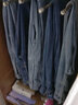 BILLION重磅加厚牛仔裤男直筒秋冬季纯棉厚实高档商务休闲裤易穿搭J16646 中蓝 34 (2.67尺) 实拍图