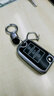 荣威汽车钥匙包套 荣威i5 RX5龙猫RX8鲸RX3 Ei6MAX改装遥控器钥匙壳男女钥匙扣挂内饰品 A款智能【黑色+金属扣】 汽车用品配件 功能小件 实拍图