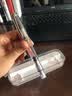 TWSBI 三文堂钢笔 钻石580/ECO透明杆钢笔  活塞上墨式钢笔 学生练字钢笔 钻石580AL(透明色) EF头(约0.38mm) 实拍图