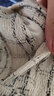 查尔斯桃心秋季新款宽松美式高街厚款潮牌学生翻领格子工装夹克外套男女同款 白色 3XL 实拍图