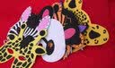 新新精艺 万圣节动物面具6个装派对装饰品化妆舞会幼儿园活动表演道具 实拍图