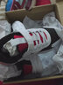 361°童鞋男女童网面透气春秋新款运动鞋革面款中大童魔术贴跑步鞋 碳黑/361度白【皮革】 35 实拍图