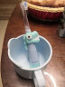 babycare儿童电动牙刷 防水软毛低震声波1-3岁宝宝牙刷电池款 恐龙牙刷 冰川蓝 晒单实拍图