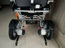 康倍星电动轮椅车老人折叠轻便小型残疾瘫痪代步车智能全自动折叠可躺式轮椅可载双人 可躺款+手机遥控+头枕+20A锂电+无刷电机 实拍图