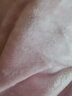 芬腾 珊瑚绒睡衣女冬季加厚法兰绒开衫加绒休闲秋冬款家居服套装 粉色 XL 实拍图