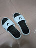 维动拖鞋男女同款魔术贴夏季户外沙滩篮球外穿防水游泳情侣潮牌厚底 【一体款】白黑色 43 实拍图