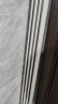 巧耐  窗帘轨道 铝合金滑道滑轨 窗帘盒直轨道轨杆  单轨顶装 1米单卖 【经典款】象牙白双轨+纳米轮 要几米拍几件 实拍图