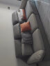 法莎蒂 轻奢科技布沙发北欧风客厅家用直排布艺乳胶网红风沙发 2.6米单扶单+双 30%选择海绵坐垫(科技布) 实拍图