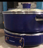 蓝宝（BLAUPUNKT）升降电火锅5L分体式电热锅家用多功能料理锅电热蒸煮锅烤肉煎炒炖锅分体式电火锅 5L 轻奢色【标配+煎烤盘】 实拍图