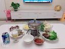 瑞胜（RUISHENG） 304不锈钢加厚酒精炉单人小火锅商用高档充气一人一锅自助酒精锅 201-九鼎小火锅套炉【酒精罐款】 实拍图
