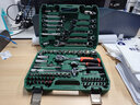 绿林（GREENER）汽修工具套装套筒扳手棘轮汽车维修组合修车工具箱多功能套装 【升级72齿弯柄】汽修工具82件套 实拍图