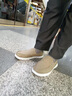 卡帝乐鳄鱼（CARTELO）男鞋夏季2025韩版帆布鞋男透气百搭一脚蹬懒人休闲鞋男 灰色 43码 实拍图