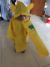 班哲尼 儿童雨衣非一次性男童女童雨披斗篷雨衣尼龙防水面料小学生书包雨披斗篷儿童雨具可重复使用 黄色 M 实拍图