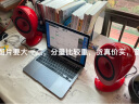 KEF EGG Duo 电脑音箱 无线蓝牙小音箱低音炮hifi2.0桌面有源台式机电竞音响家用客厅电视音响 红色 实拍图