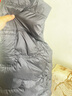 鸭鸭羽绒服马甲女短款外穿冬季新款立领时尚韩版马夹背心外套 黑色 M 实拍图