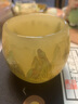 麟鹏加佳 琉璃陶瓷茶杯个人家用泡茶手工功夫茶具主人杯单杯茶盏父亲礼物 千里江山琉璃杯（黄）+礼盒装 无规格 实拍图