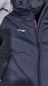 李宁（LI-NING）棉服男冬季加厚保暖短款修身简约棉衣休闲宽松运动户外防风外套 黑色 L /175 (130-145斤) 实拍图