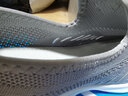 回力网鞋男鞋夏季运动鞋夏天网面鞋男透气懒人一脚蹬软底套脚休闲鞋子 灰色 41 实拍图