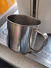 咖喜纳304不锈钢口杯 带盖 家用饮水杯 复古茶缸不锈钢茶杯 成人款 950ml 实拍图