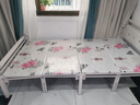 青丘阡陌加固折叠床单人双人床成人家用简易床午休板床铁床1.5米 加粗加厚巴洛克白色宽1米 实拍图
