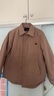 GXG男装保暖短款羽绒服黑色冬2024年新品 卡其色 175/L 实拍图