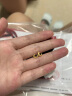 明牌珠宝  黄金耳钉足金月亮心悦耳钉时尚珠宝耳饰AFH0060工费50 足金月亮耳钉 约0.77克 实拍图