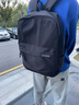 回力书包双肩包女大容量高中初中大学生帆布背包男休闲旅行包电脑包 黑色【带牛牛挂件】 实拍图