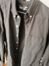 无印良品 MUJI 男式 水洗 牛津 纽扣领衬衫 ACA01C1A 长袖休闲百搭衬衫 深灰色 XL 实拍图