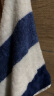 洁丽雅（Grace）毛巾家纺 新疆棉蓝调条纹加厚柔软强吸水洗脸洁面巾两条装 实拍图