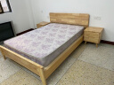 宜奥家居床 北欧实木双人床1.5米单人床现代简约大床实木主次卧室家 床+床头柜*2 1.5*2.0米(框架款) 实拍图