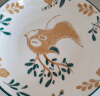 尚行知是 卡通碗碟套装陶瓷碗筷子盘子家用餐具套装釉下微波炉适用 2碗2盘 实拍图