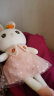薇薇公主兔子毛绒玩具公仔小白兔玩偶女孩生日圣诞节礼物布娃娃睡觉抱枕 晒单实拍图
