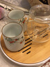 万壶园 竹制茶盘托盘茶台功夫茶具配件茶道零配密胺蓄储水式竹木茶托茶海茶船干泡盘防烫隔热家用简约果盘 听竹茶盘 白底 实拍图