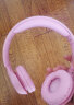 巴米尼（BAMINI） TOPONE儿童耳机头戴式蓝牙无线网课学习娱乐视频带麦降噪通话学生出行耳机 粉色 实拍图
