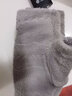 途尊（kingtrip）新款半指手套保暖女士秋冬季男加厚保暖半截可爱学生写字漏指露指冬天毛绒手套 白银灰 均码 实拍图